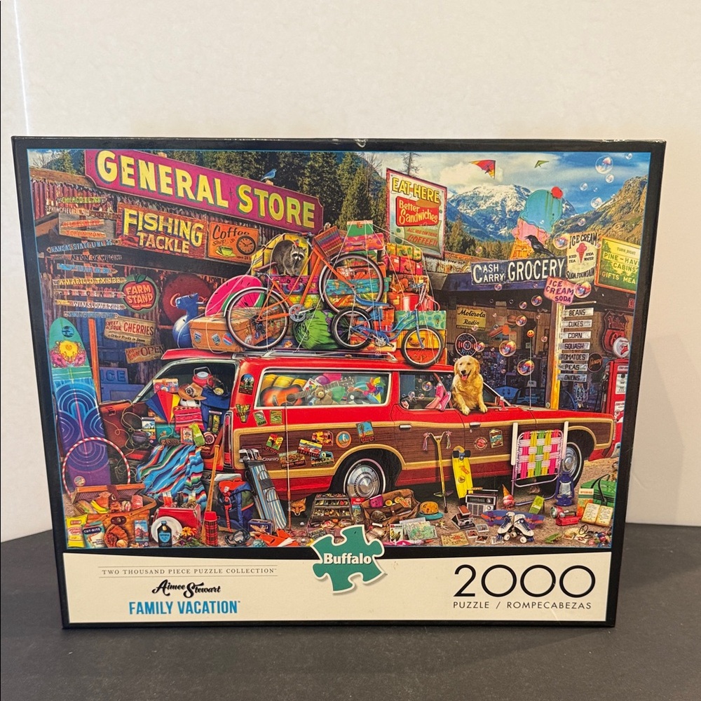 Buffalo Games 2000 piece Aimee Stewart's Family Vacation jigsaw puzzle